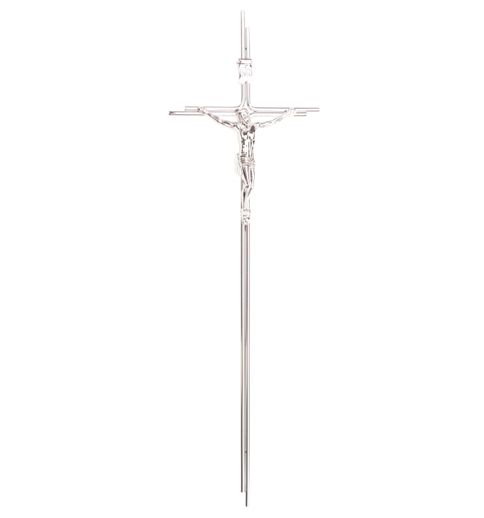 SK 23 Metallkreuz mit Korpus (Chrom)