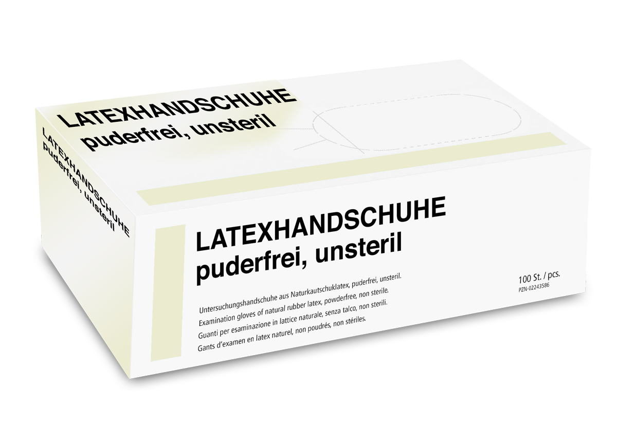 Latexhandschuhe weiß Größe M