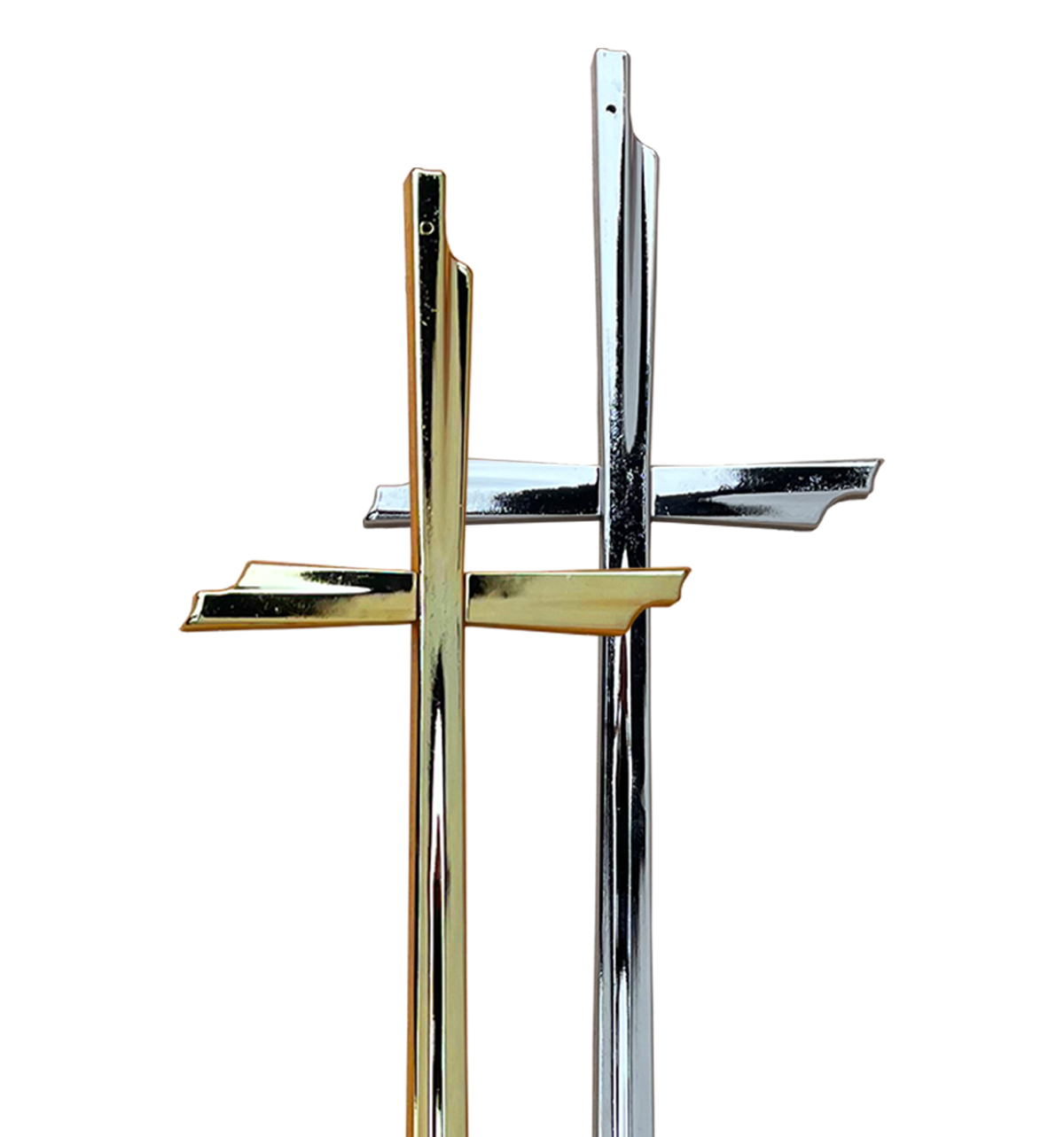 Sargdeckelkreuz aus Metallguss