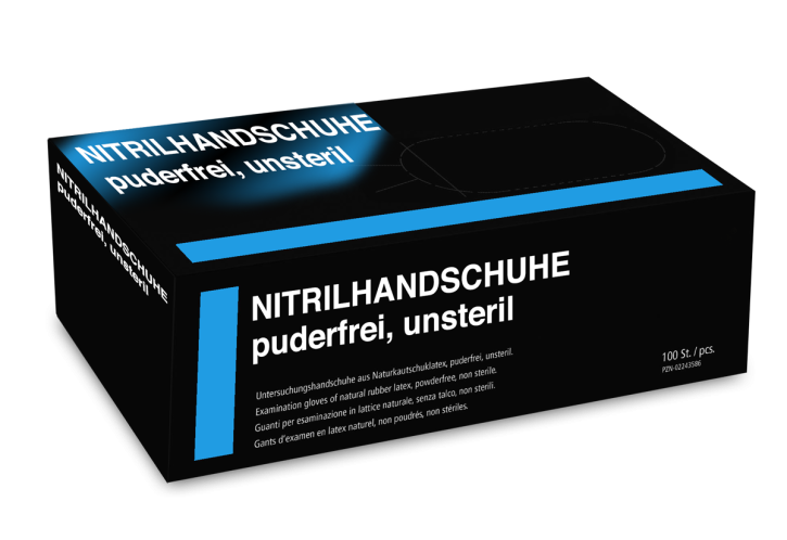 Nitrilhandschuhe schwarz Größe S